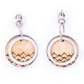 Beach Eco-friendly Recycled Wood Earrings
