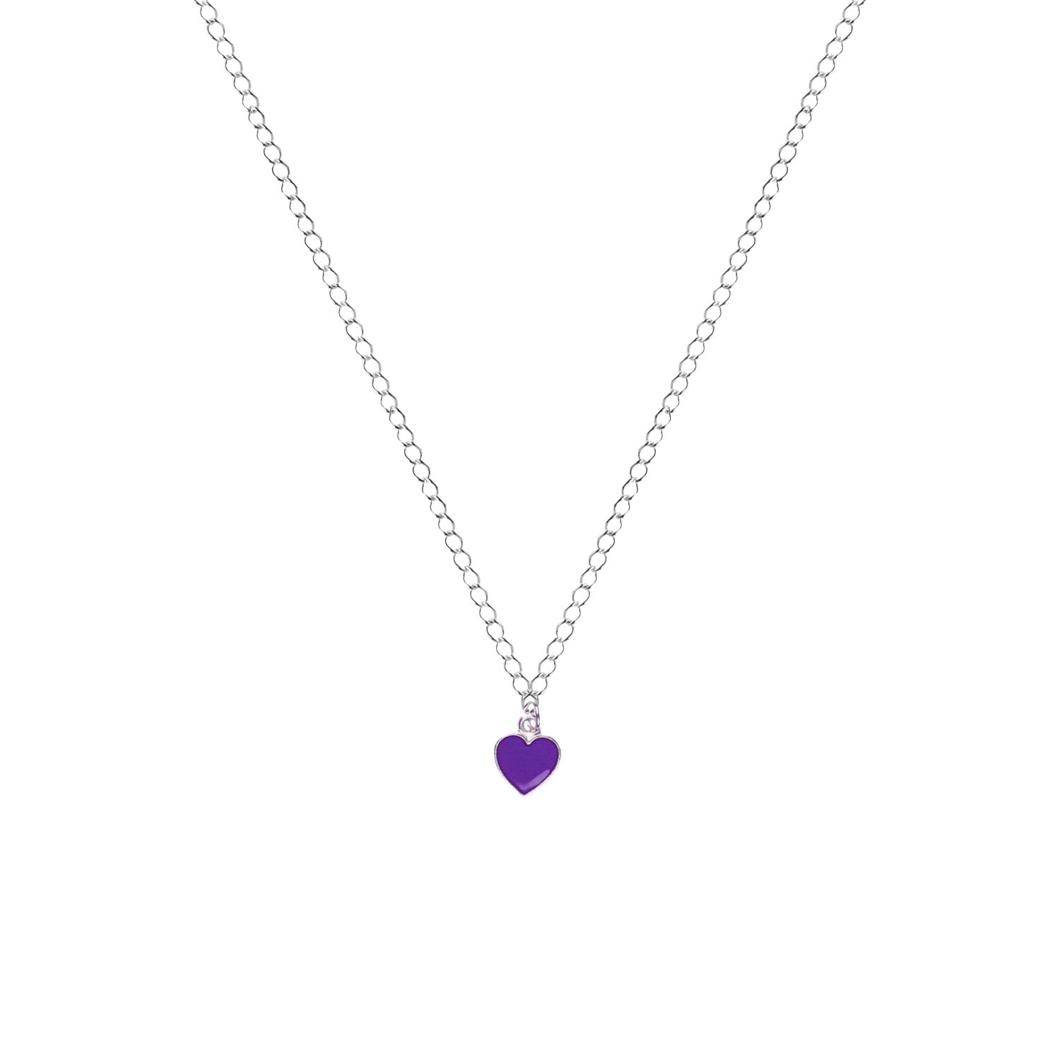 Purple Wisdom Heart Necklace, Playing Cards inspired Queen of Hearts | by lovedbynlanla